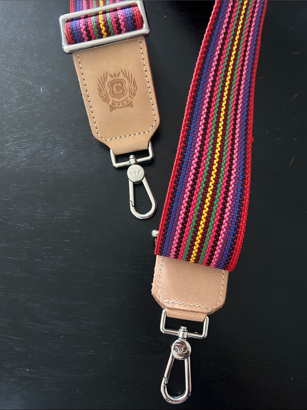 Consuela Multicolor Striped Adjustable Purse Strap - Picture 5 of 6